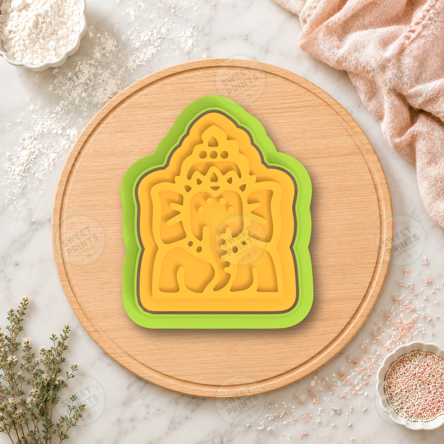 Ganesha Cookie Cutter & Stamp cookie cutter