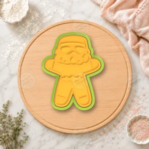 Stormtrooper Gingerbread Man Cookie Cutter & Stamp