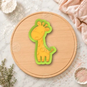Giraffe Jungle Cookie Cutter & Stamp