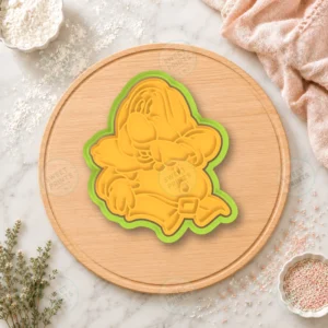 Yawning Dwarf Cookie Cutter & Stamp