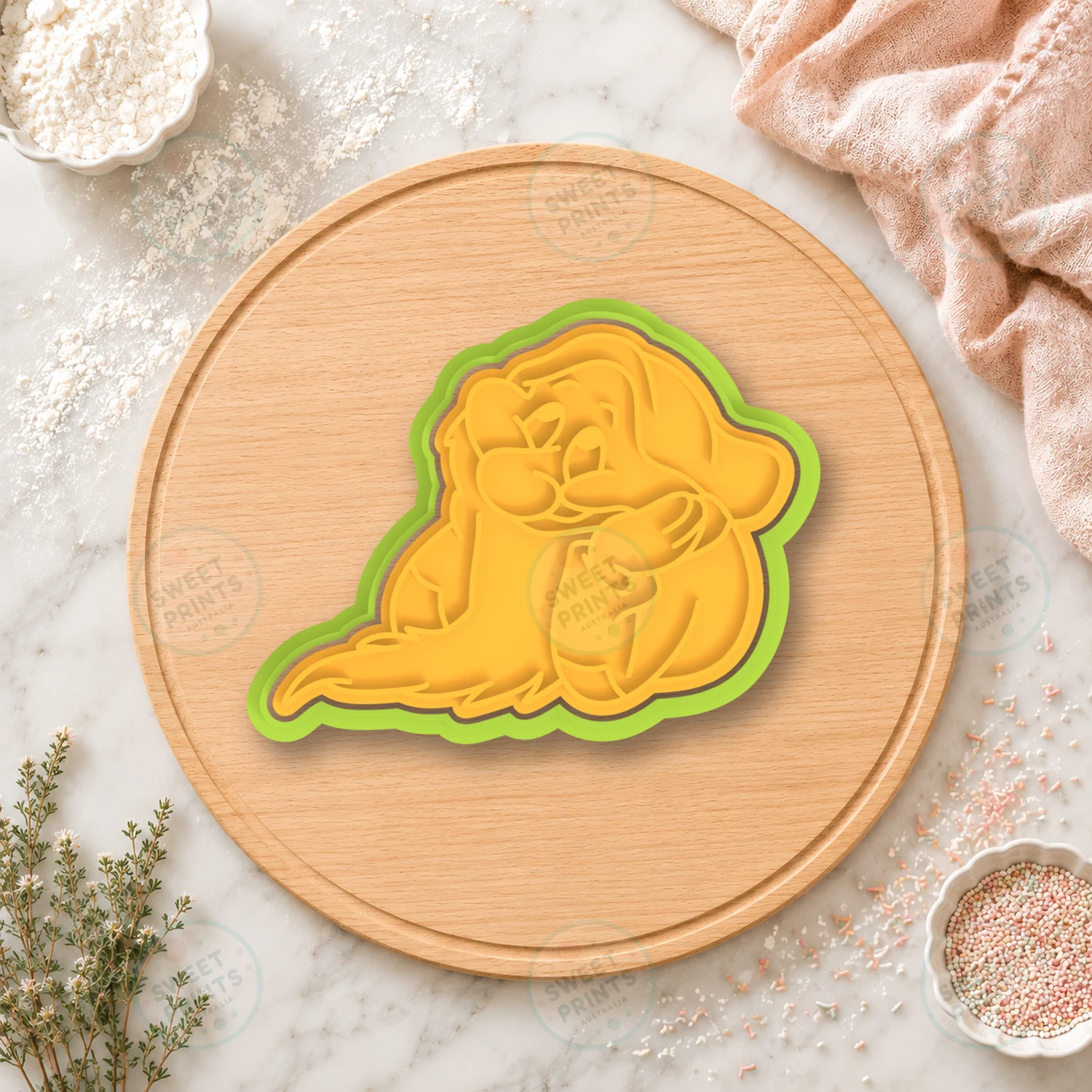 Dopey Dwarf Cookie Cutter & Stamp cookie cutter