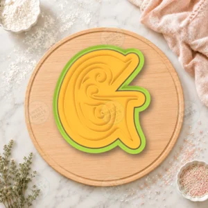 Gothic Letter G Cookie Cutter & Stamp