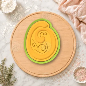 Gothic Letter O Cookie Cutter & Stamp
