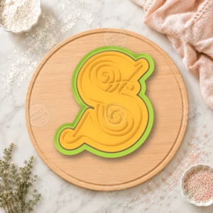 Gothic Letter S Cookie Cutter & Stamp