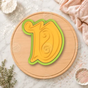 Gothic Letter V Cookie Cutter & Stamp