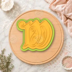 Gothic Letter W Cookie Cutter & Stamp