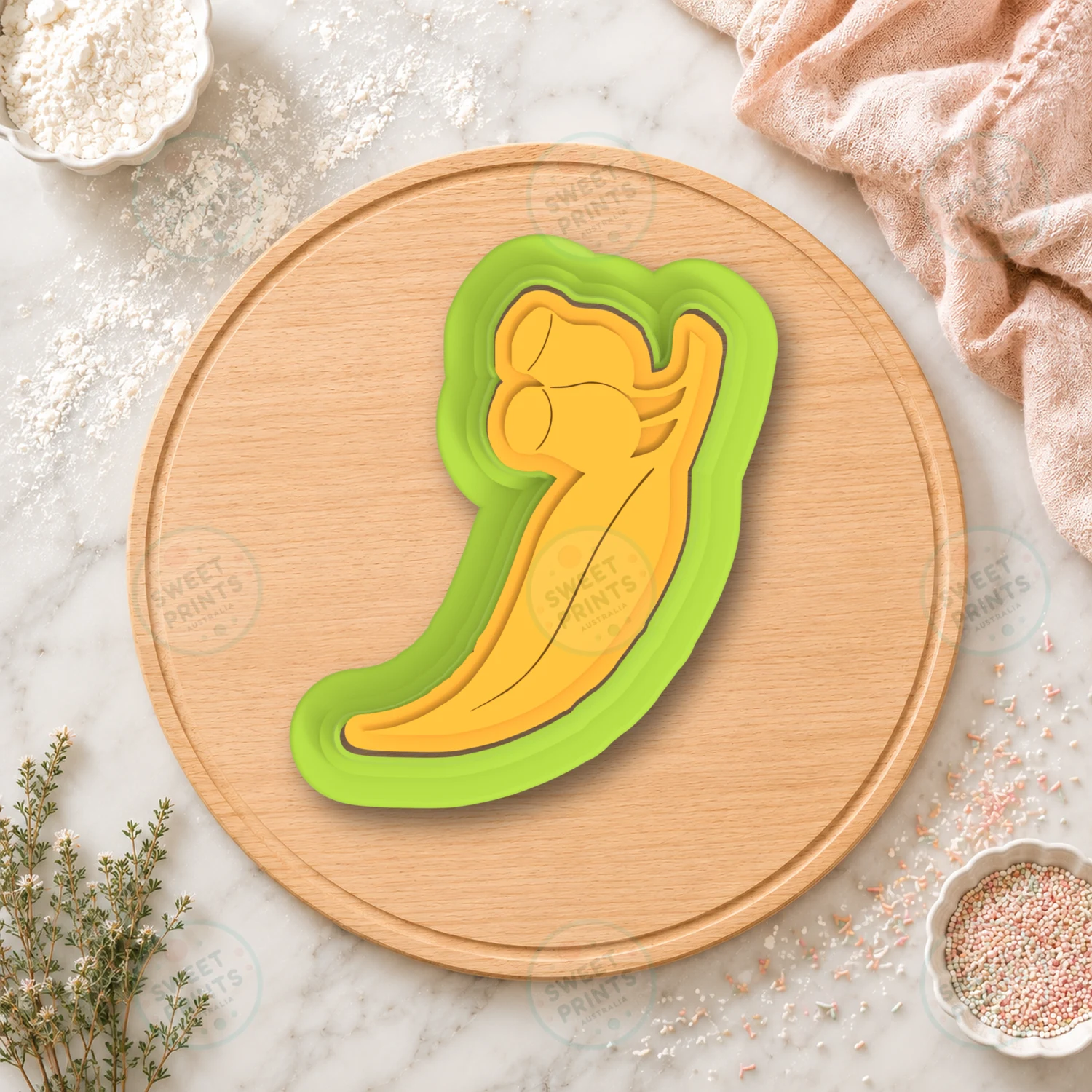 Gumnut2 Cookie Cutter & Stamp cookie cutter