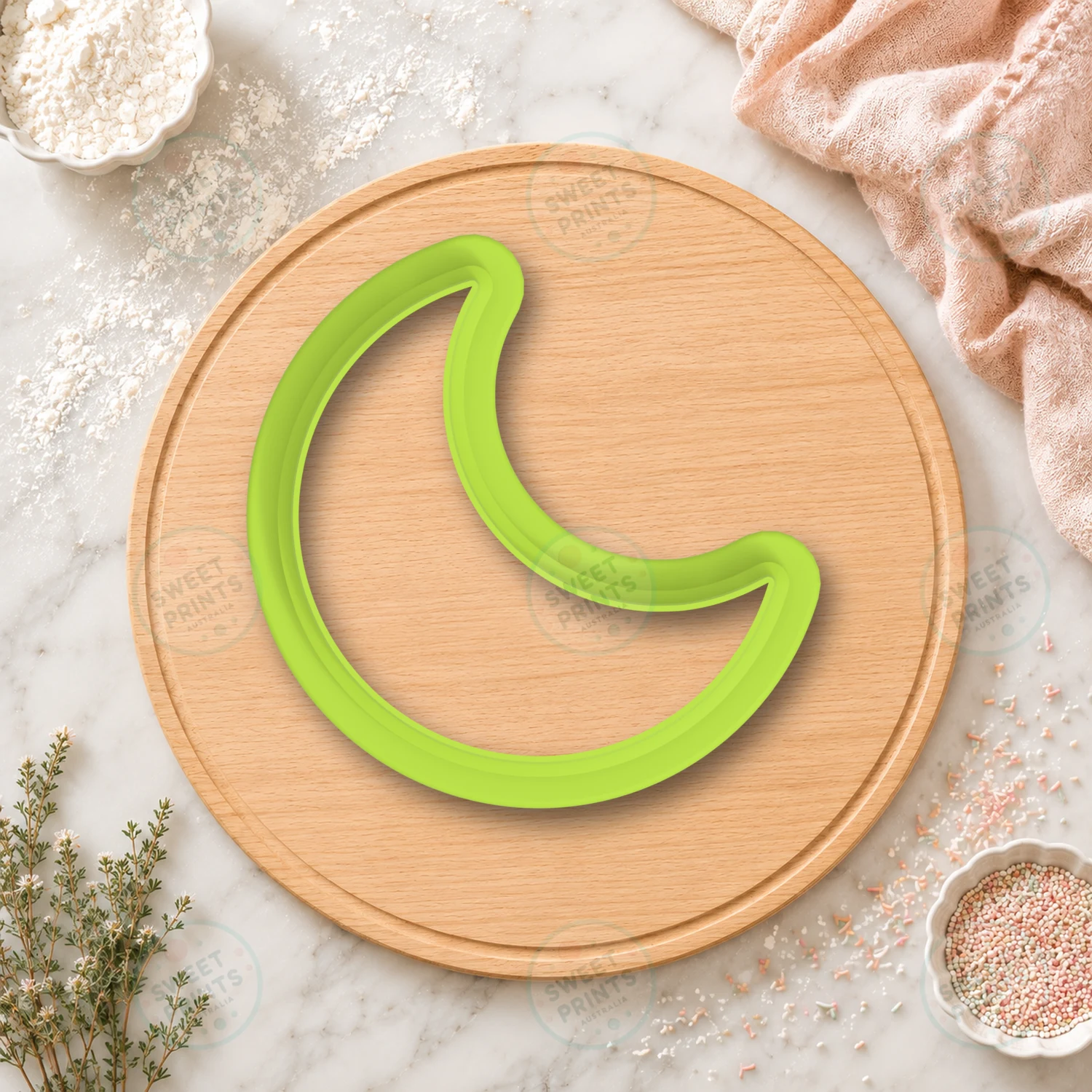 Half Moon Cookie Cutter cookie cutter
