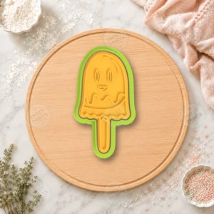 Ghost Ice Pop Cookie Cutter & Stamp