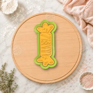 Wrapped Candy 3 Cookie Cutter & Stamp