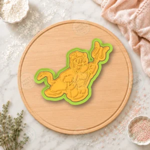 Donald Duck Devil Cookie Cutter & Stamp