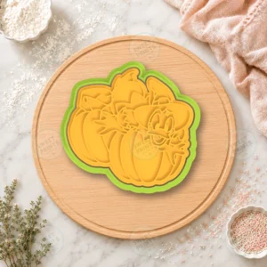 Donald Duck On Pumpkins Cookie Cutter & Stamp