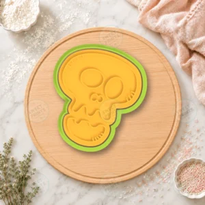 Melting Skull Cookie Cutter & Stamp
