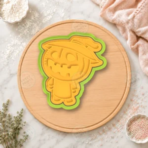 Scarecrow Pumpkin Boy Cookie Cutter & Stamp