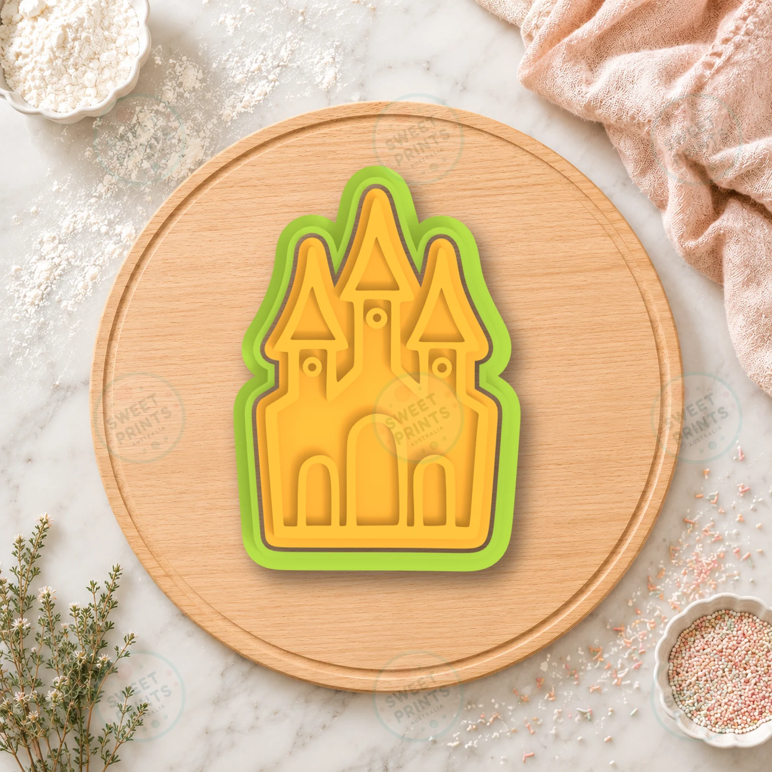 Haunted Castle Cookie Cutter & Stamp cookie cutter