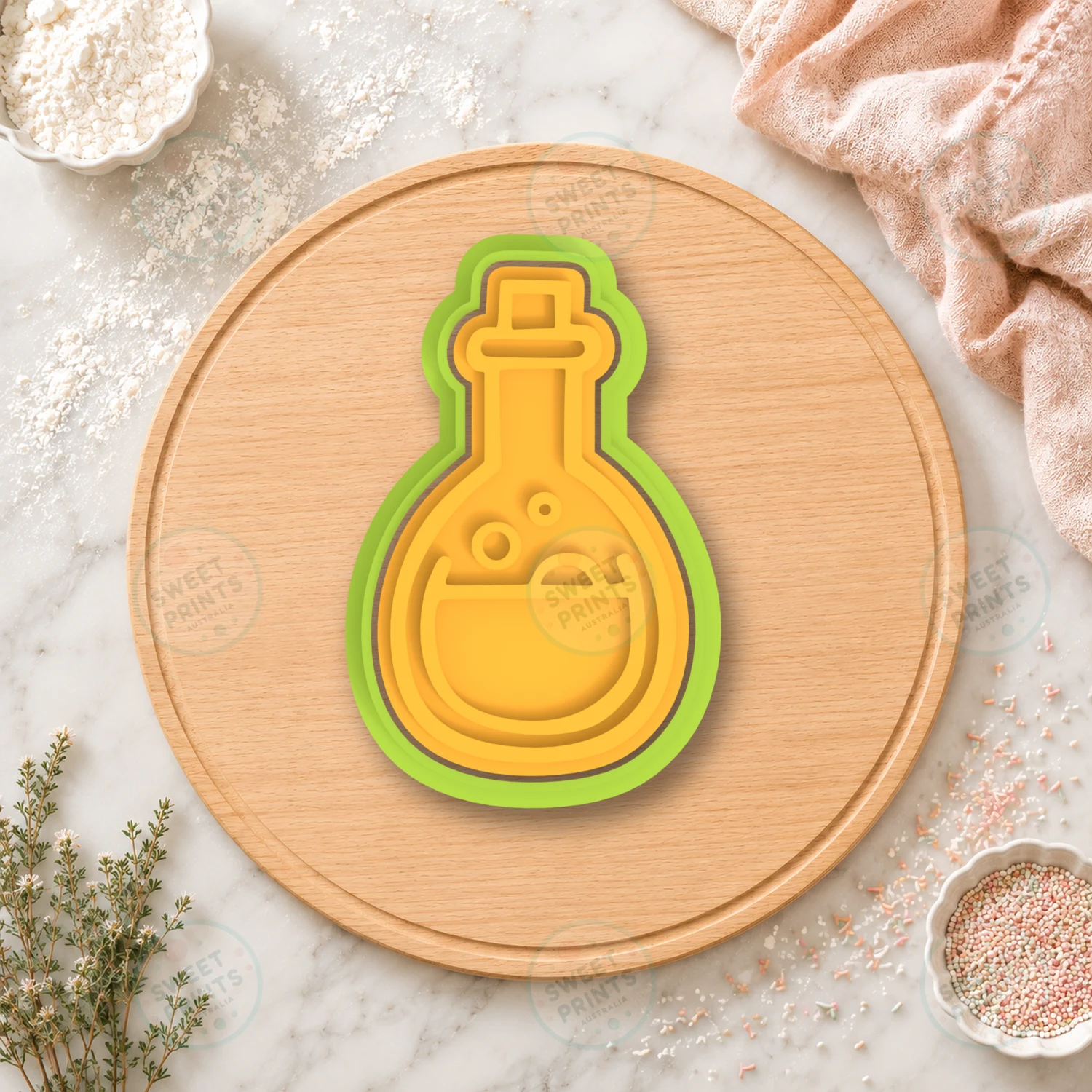 Potion Cookie Cutter & Stamp cookie cutter