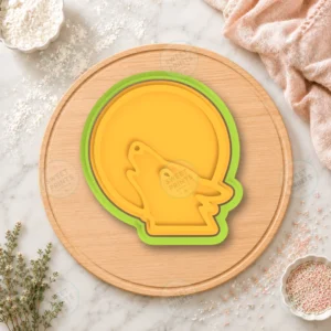 Howling Wolf Cookie Cutter & Stamp