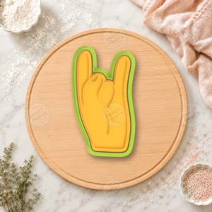 Rock Horns Hand Cookie Cutter & Stamp