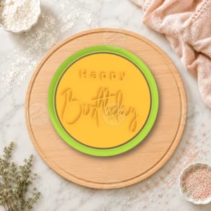 Happy Birthday 1 Cookie Cutter & Stamp
