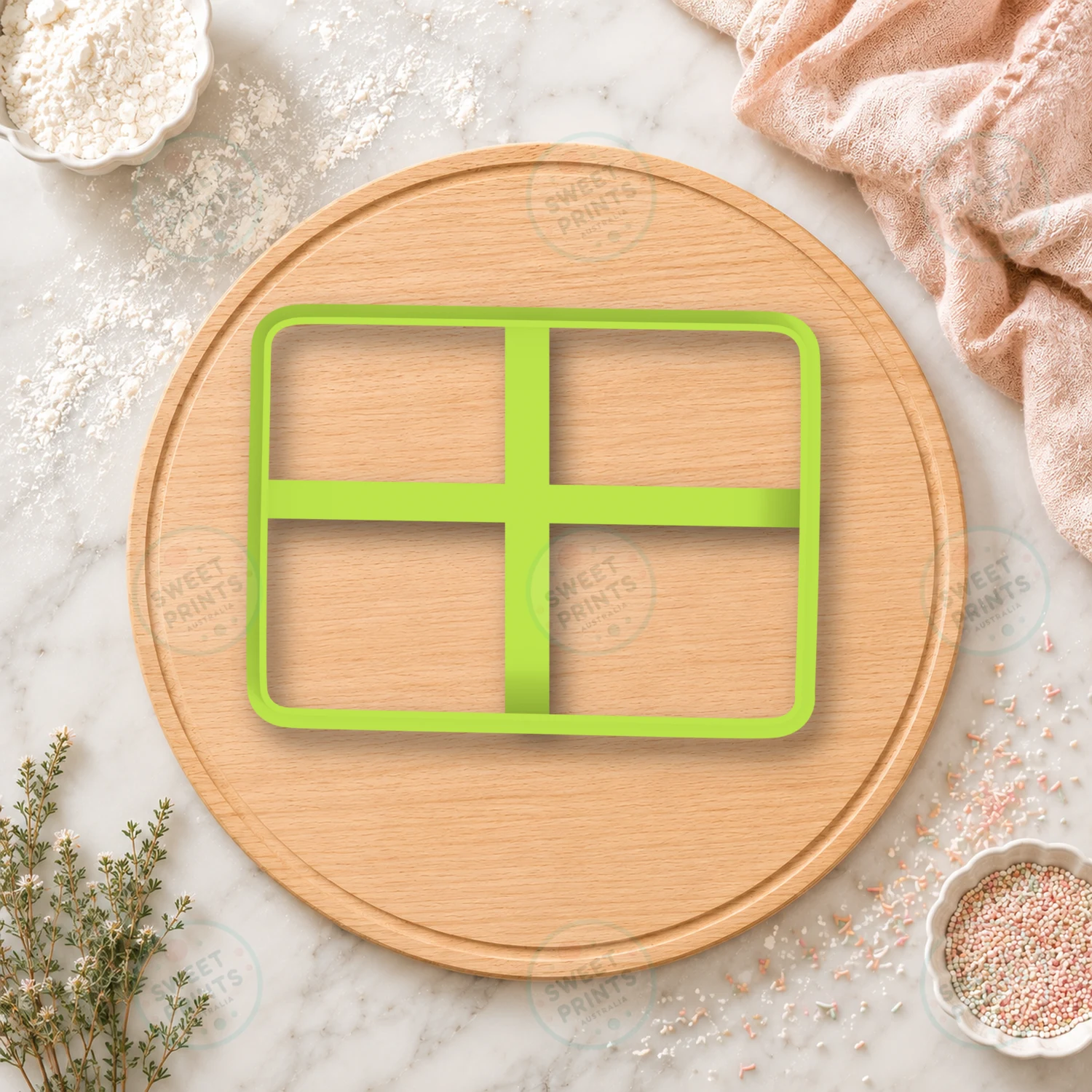 Lightning Bolt Scar Cookie Cutter cookie cutter