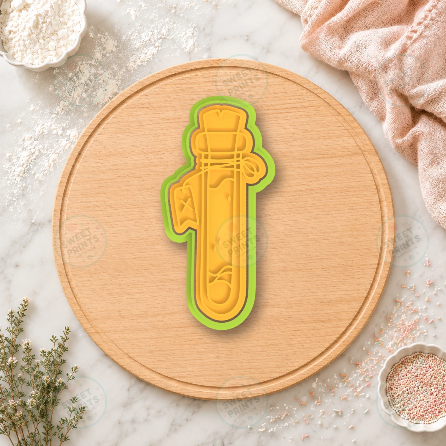 Potion Bottle 1 Cookie Cutter & Stamp cookie cutter