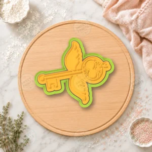 Flying Key Cookie Cutter & Stamp