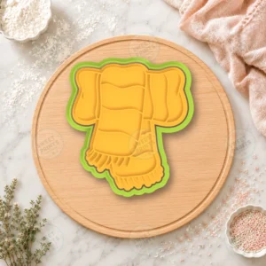 House Scarf 1 Cookie Cutter & Stamp
