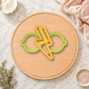 Lightning Bar Cookie Cutter & Stamp