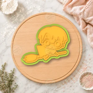 Harry Potter On Broomstick Cookie Cutter & Stamp