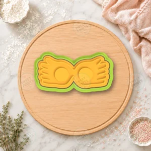 Harry Potter Glasses Mask Cookie Cutter & Stamp