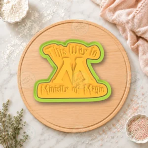 Ministry Of Magic Sign Cookie Cutter & Stamp