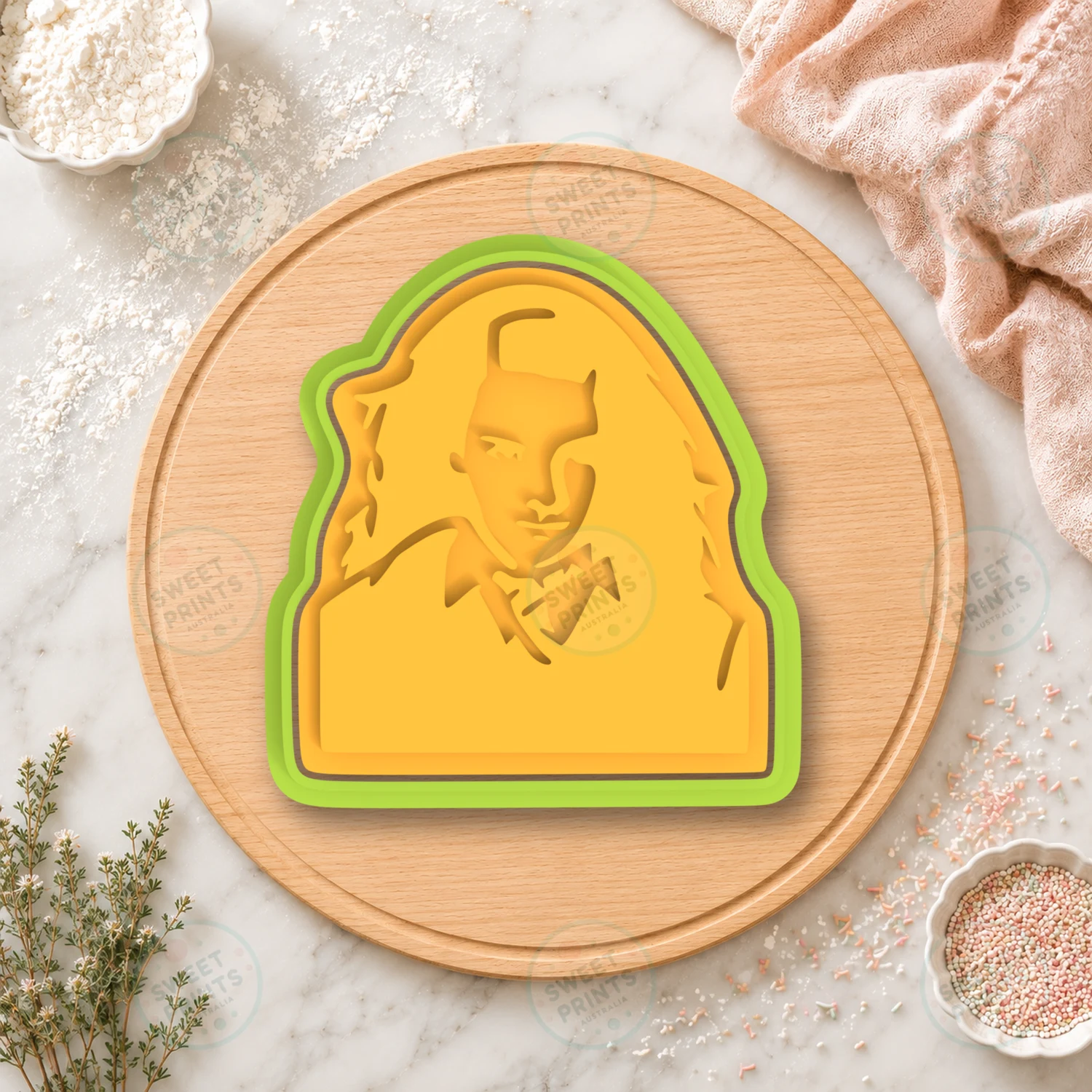 Hermione Cookie Cutter & Stamp cookie cutter