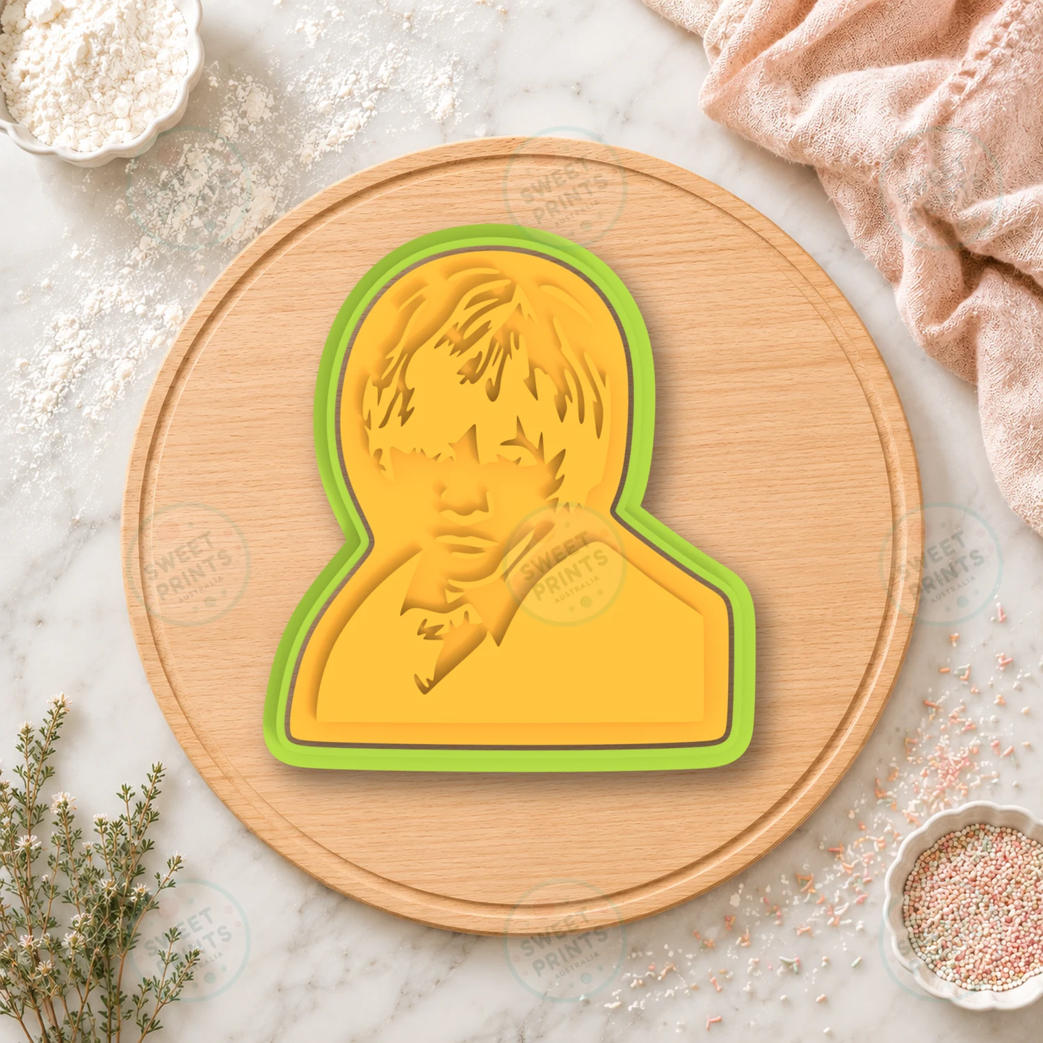 Ronald Cookie Cutter & Stamp cookie cutter