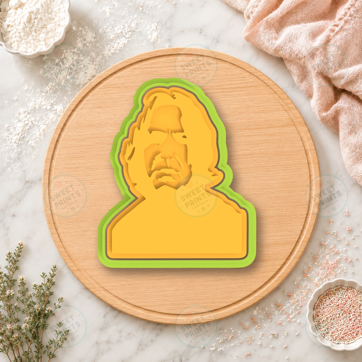 Severus Snape Cookie Cutter & Stamp cookie cutter