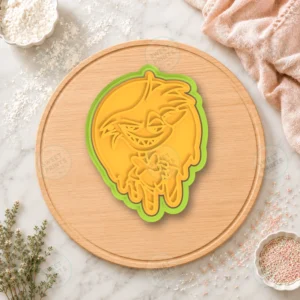 Alastor Radio Demon Face Cookie Cutter & Stamp