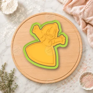Heidi Jumping Cookie Cutter & Stamp