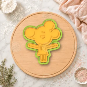 Dancing Mouse Character Cookie Cutter & Stamp