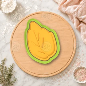 Hibiscus Narrow Leaf Cookie Cutter & Stamp