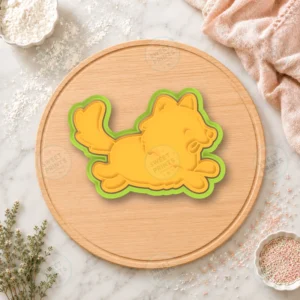 Husky Puppy Playing Cookie Cutter & Stamp