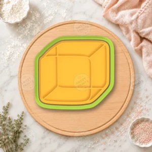 Ice Cube Cookie Cutter & Stamp