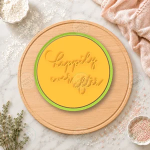 Happily Ever After Lettering Cookie Cutter & Stamp