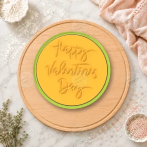 Happy Valentines Day Lettering Cookie Cutter & Stamp