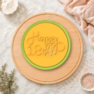 Happy 18th Cookie Cutter & Stamp