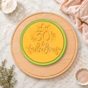 30 And Fabulous Lettering Cookie Cutter & Stamp