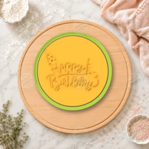 Happy Birthday 2 Cookie Cutter & Stamp