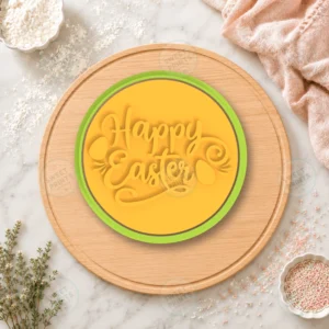 Happy Easter 4 Cookie Cutter & Stamp