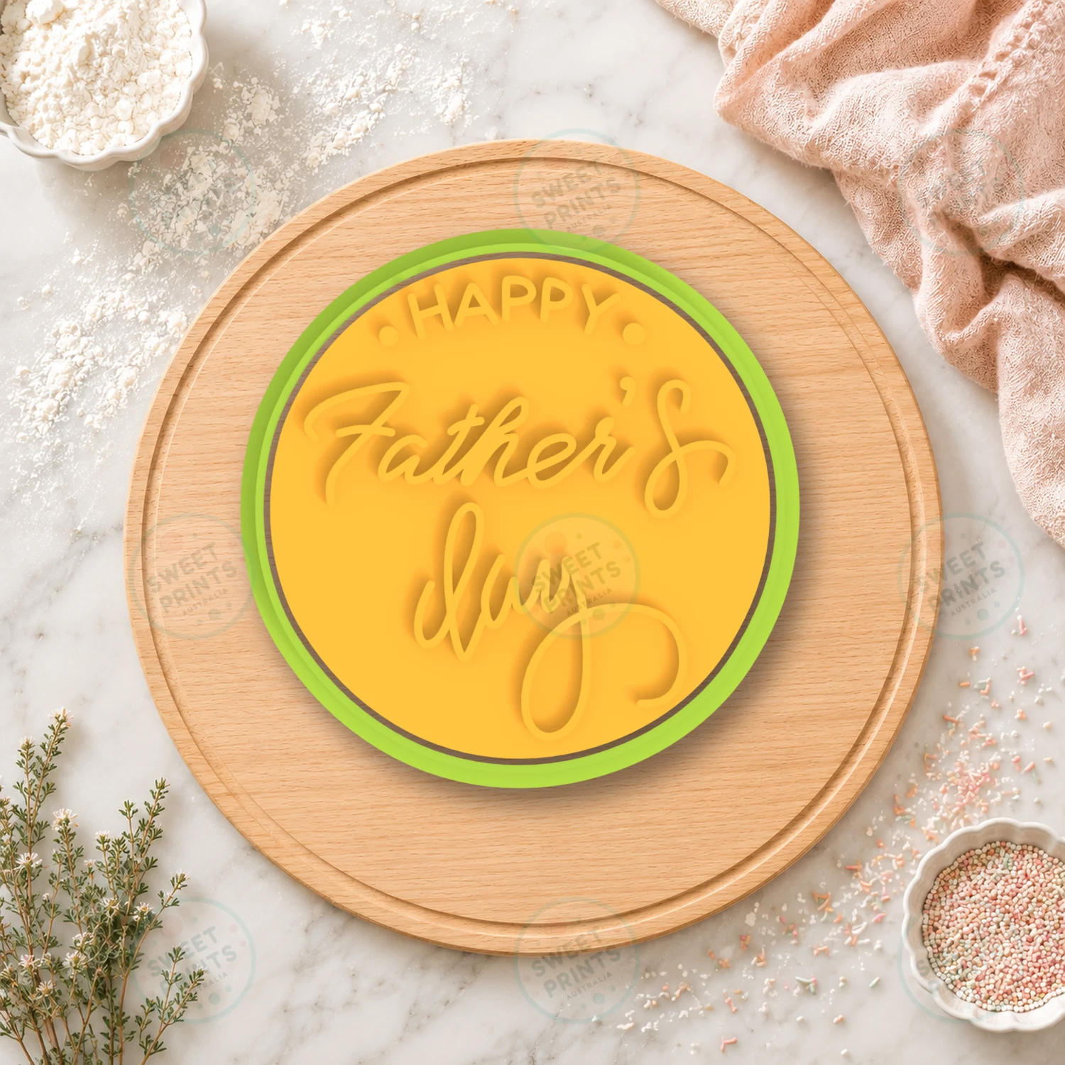 Happy Fathers Day Cookie Cutter & Stamp cookie cutter