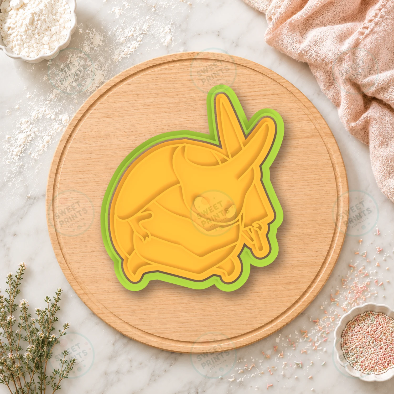 Hollow Knight Sleeping Cookie Cutter & Stamp cookie cutter