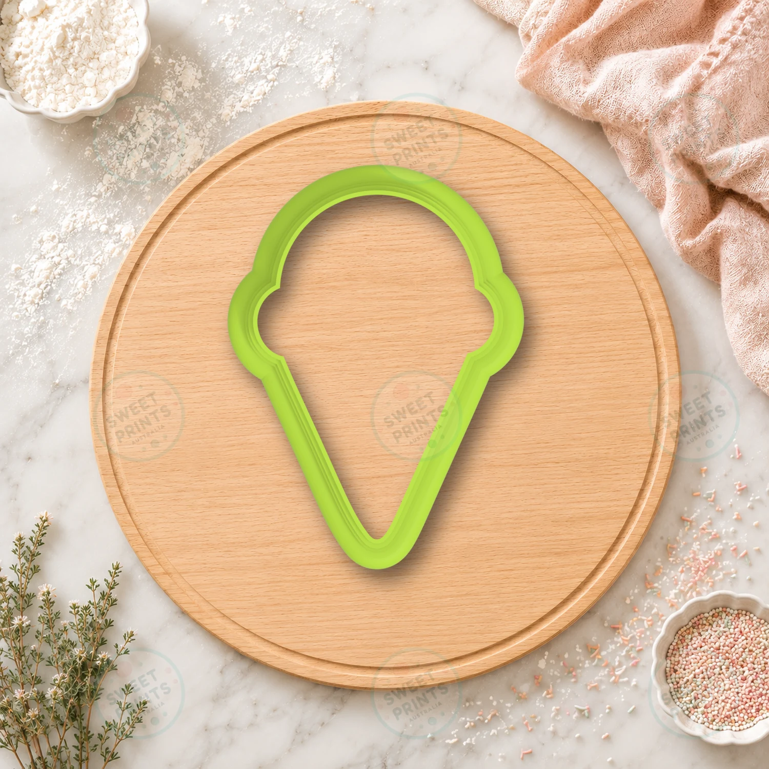 Ice Cream Cone Cookie Cutter cookie cutter