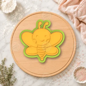 Bee 2 Cookie Cutter & Stamp